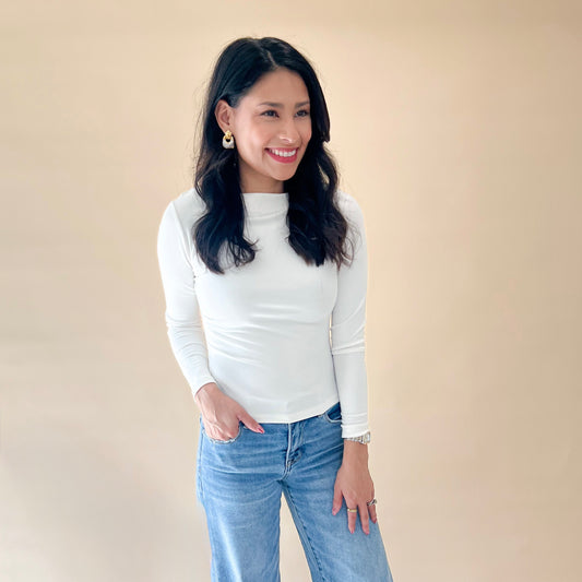 Boat Neck Layering Top