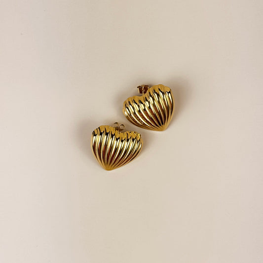 Soleli Heart Studs