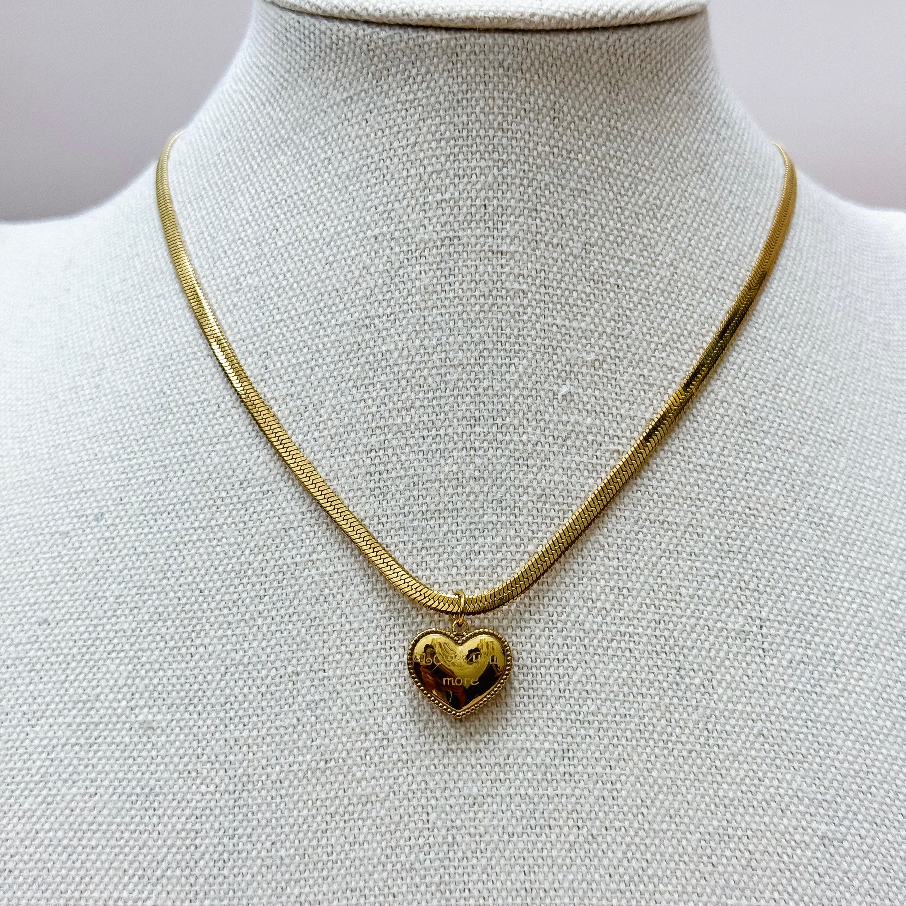 The Love You More Heart Necklace