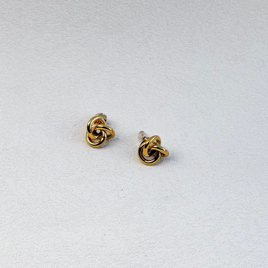 The Golden Knot Studs