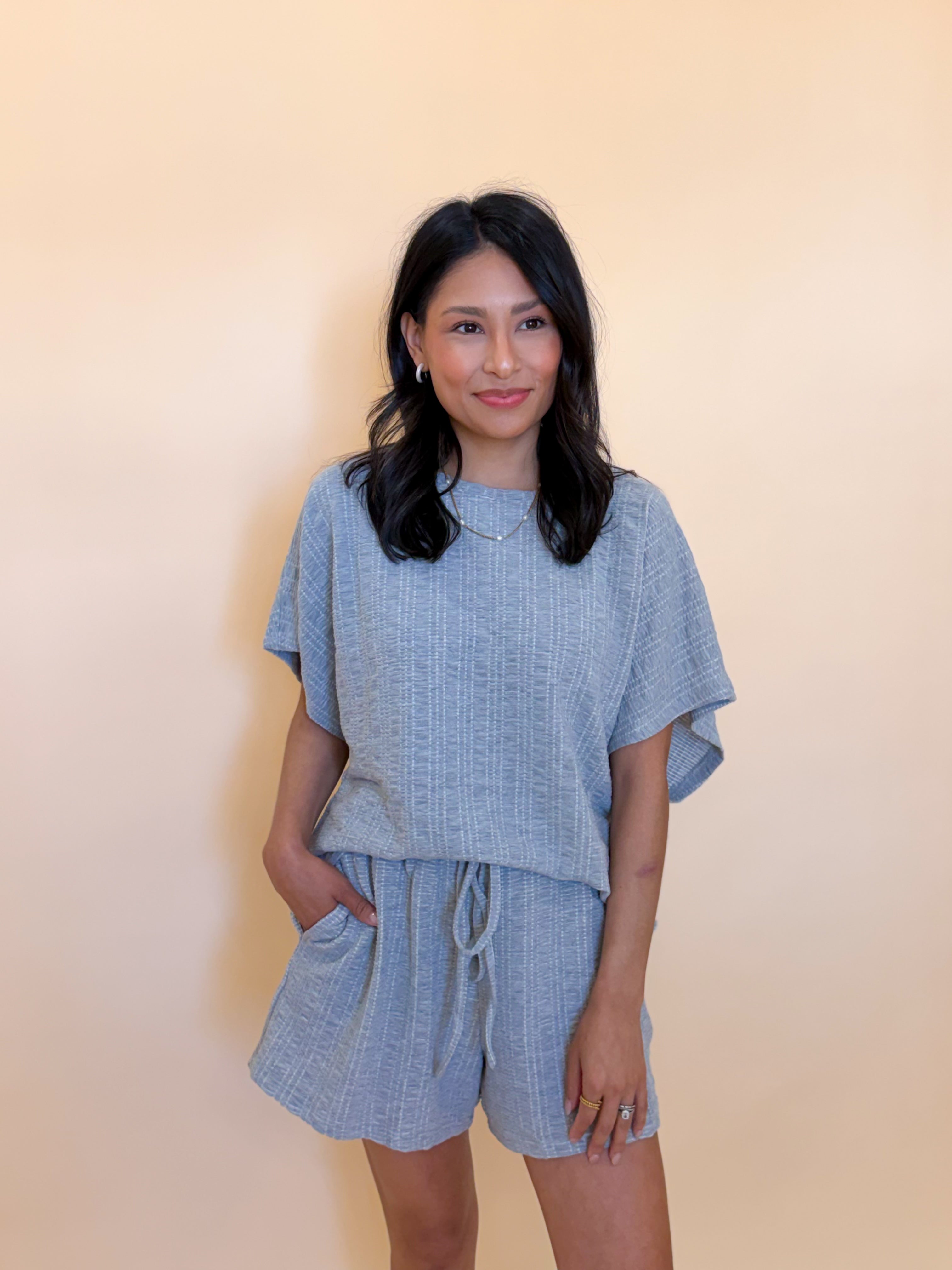 Textured Knit Set