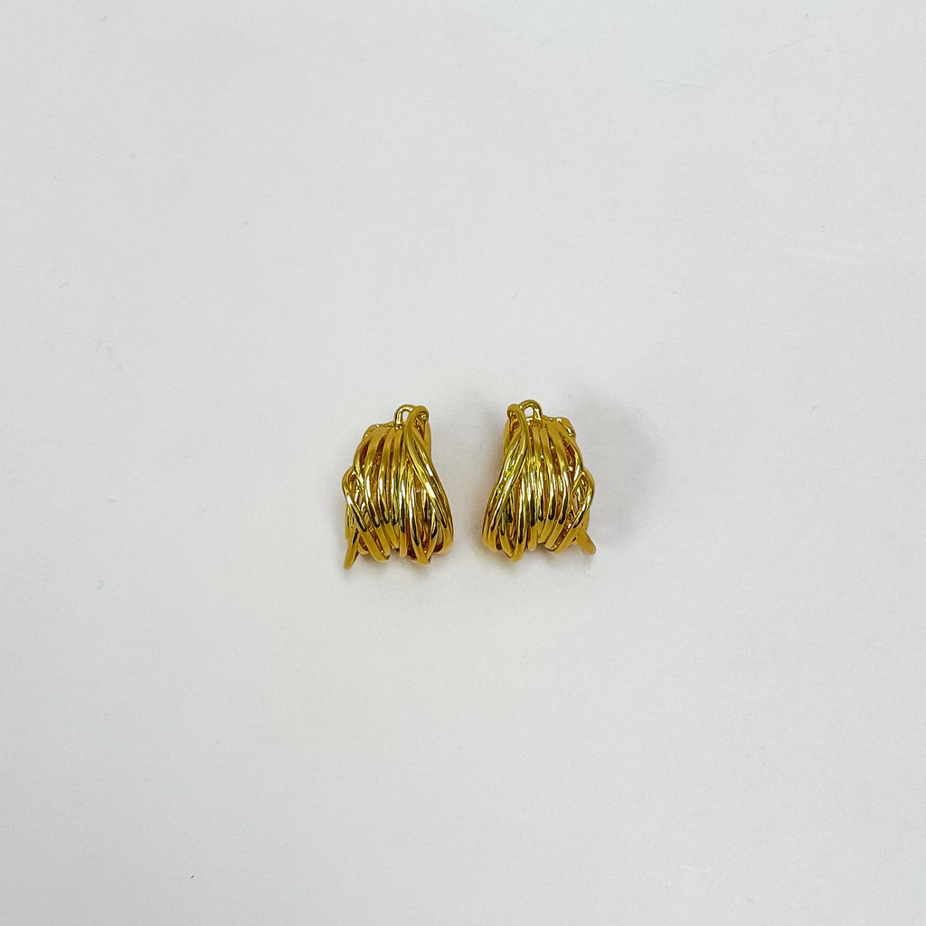 The Aurelia Clips – Sculpted  Statement Earrings