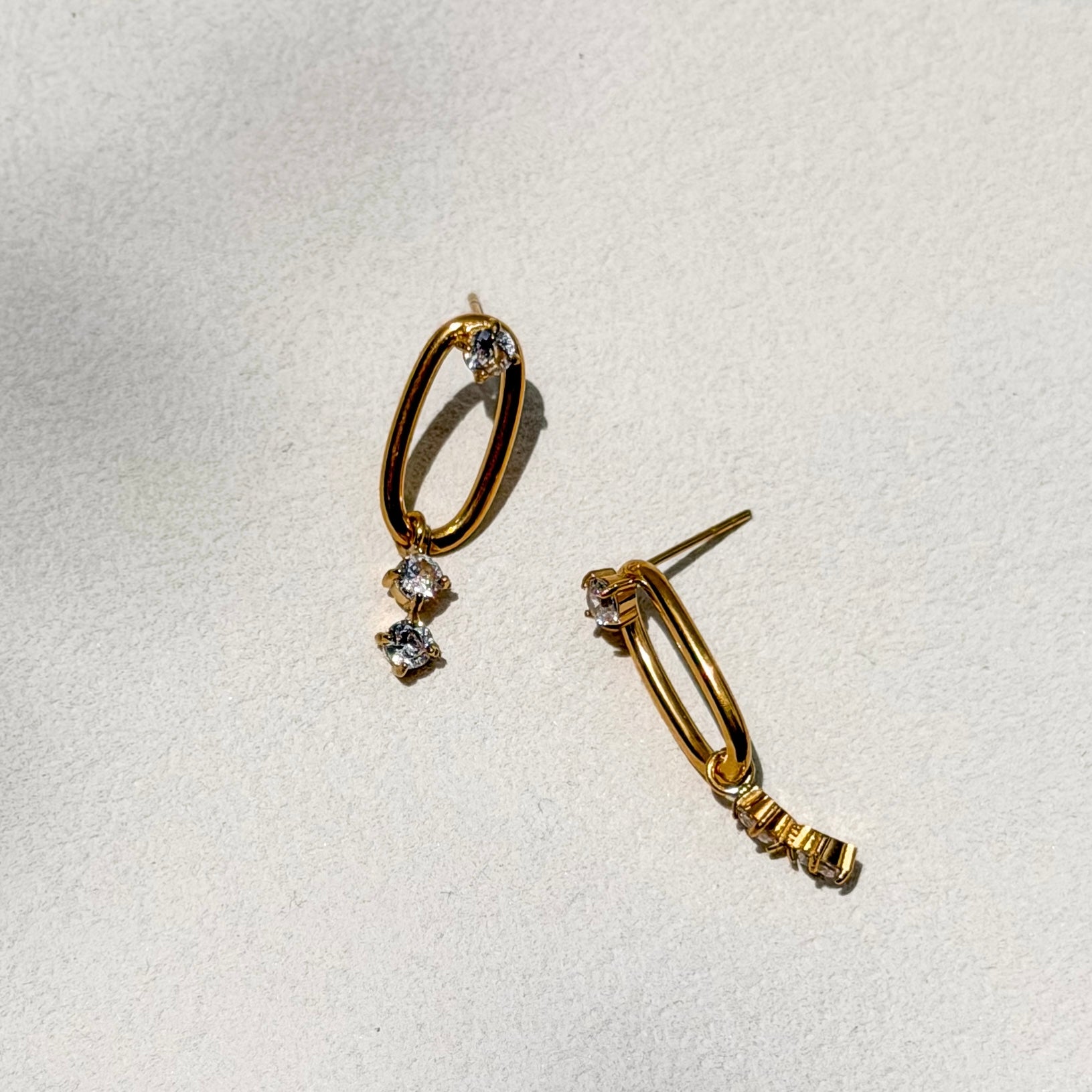 Celeste Drop Hoops