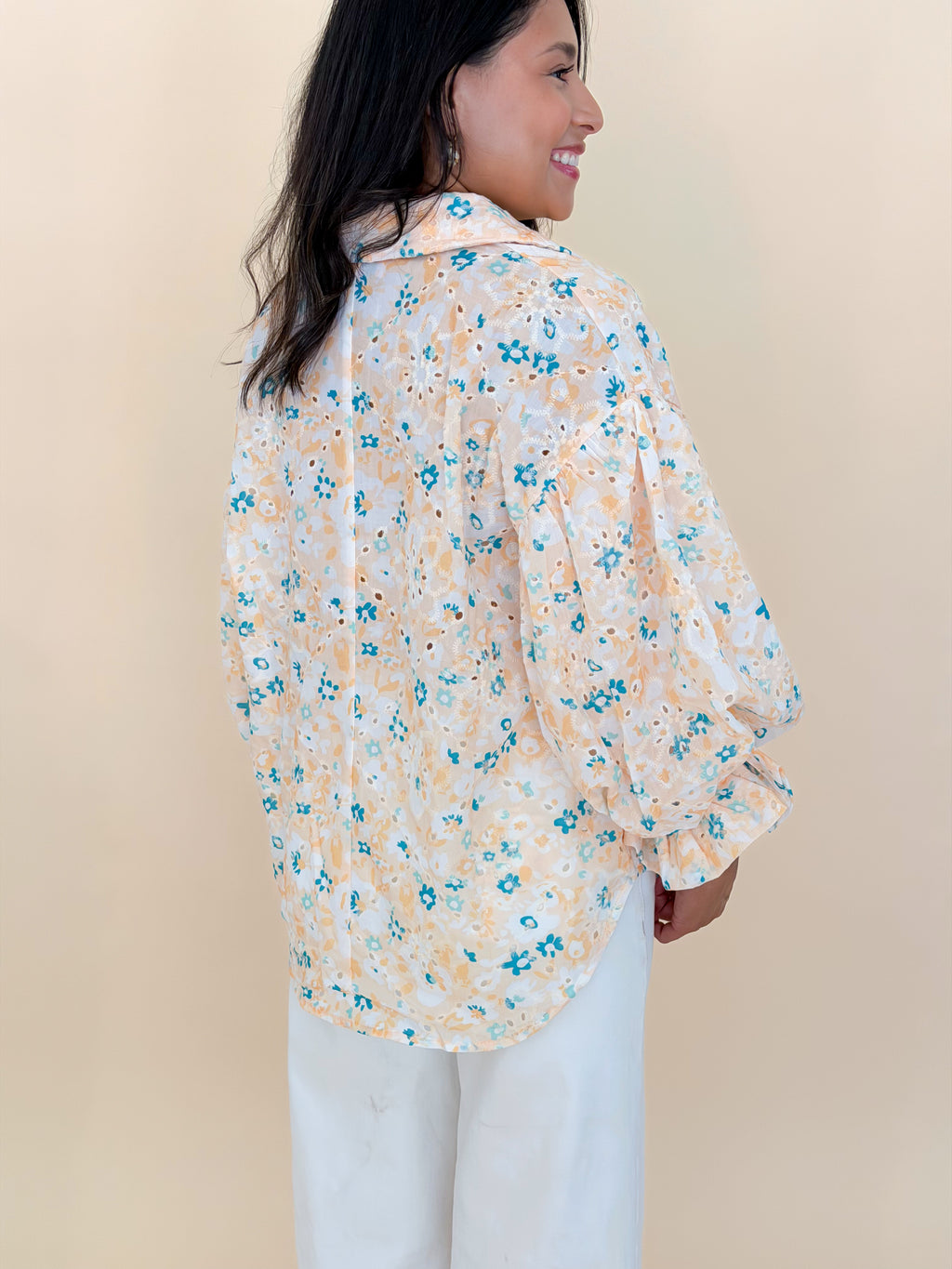 Floral Embroidered Top