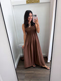 Mocha Muse Midi Dress