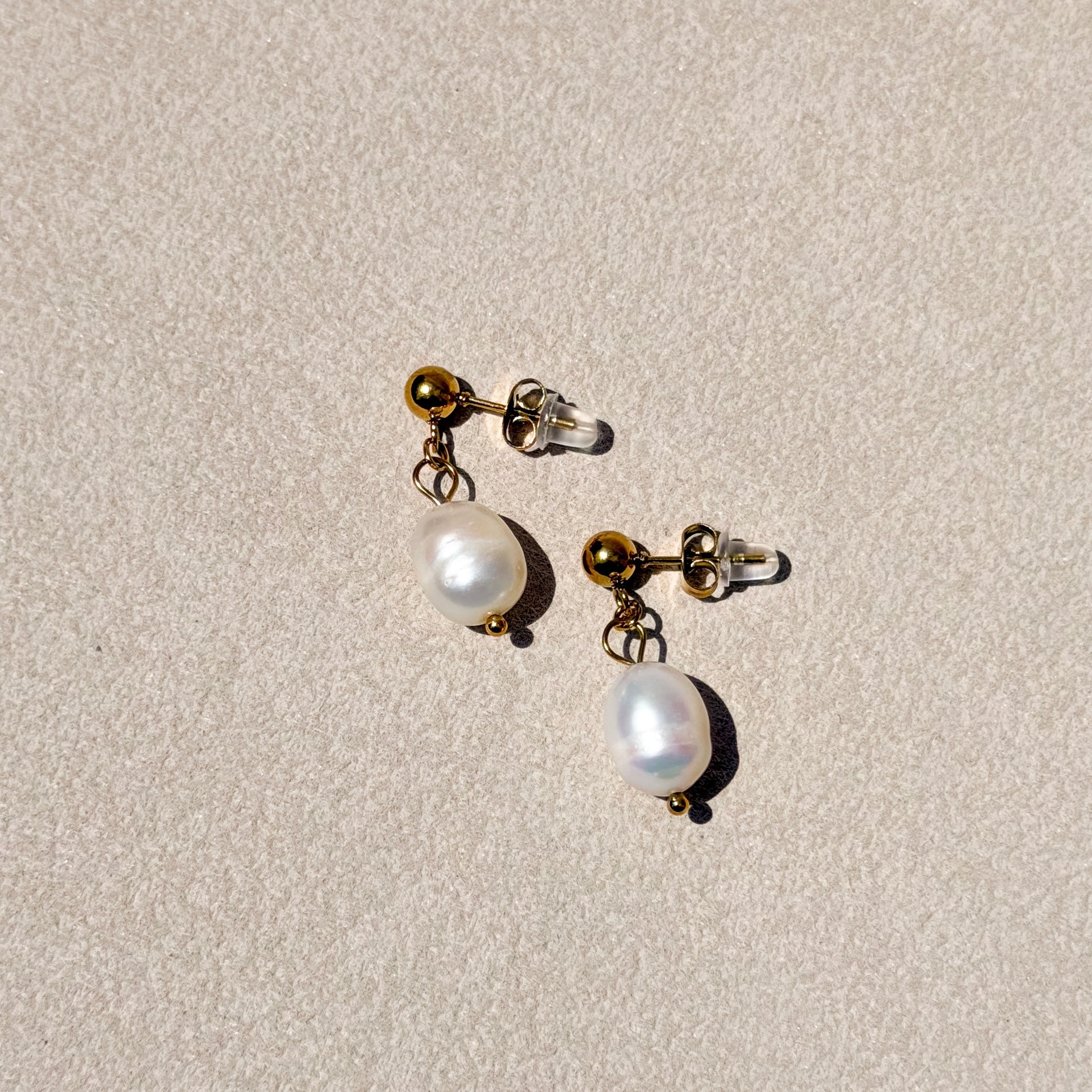 Isla Pearl Stud Dangle Earring