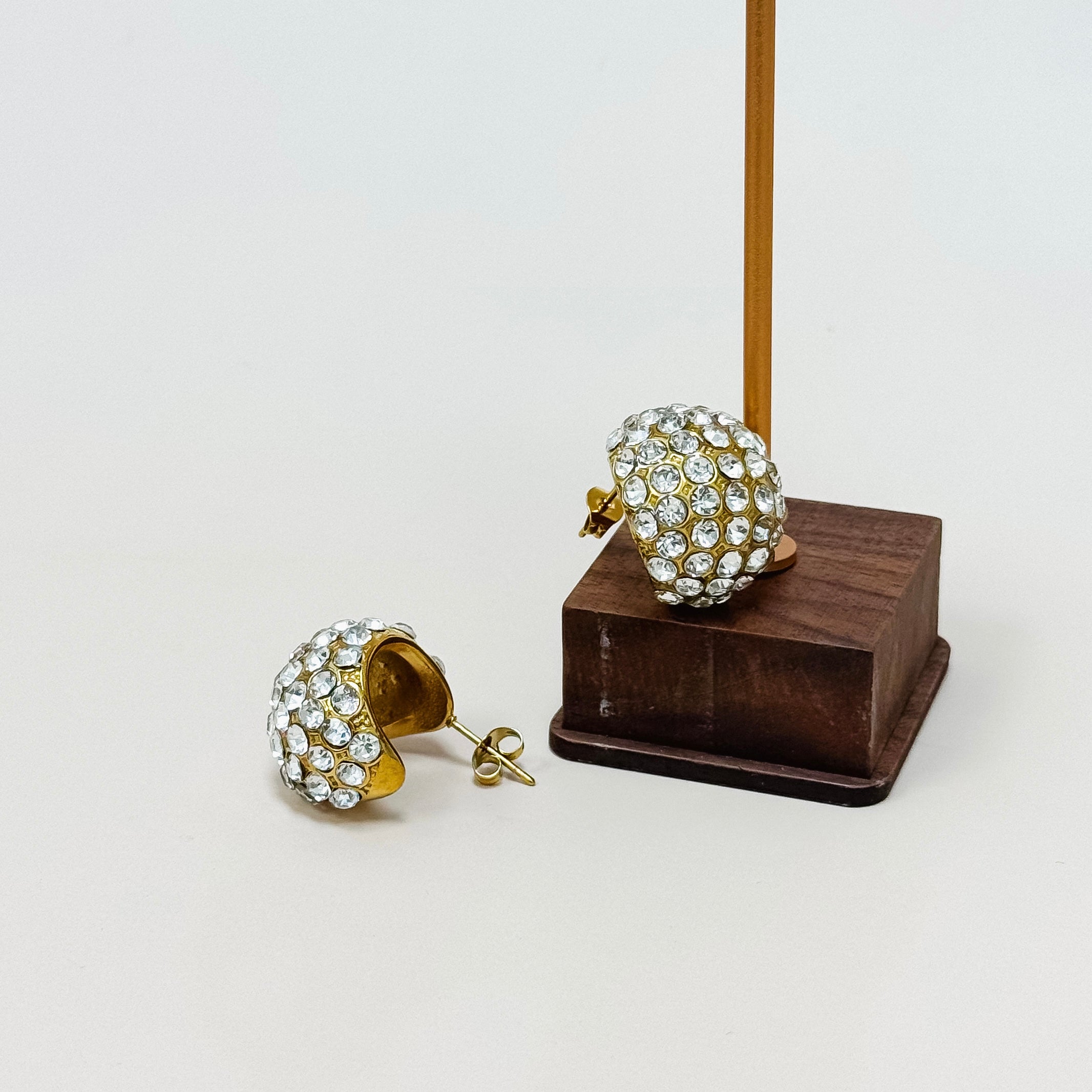 The Lumière Dome Stud Earrings