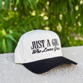 Just A Girl Who Loves Jesus | Embroidery Trucker Hat