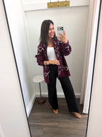 Paisley Over Sized Cardigan