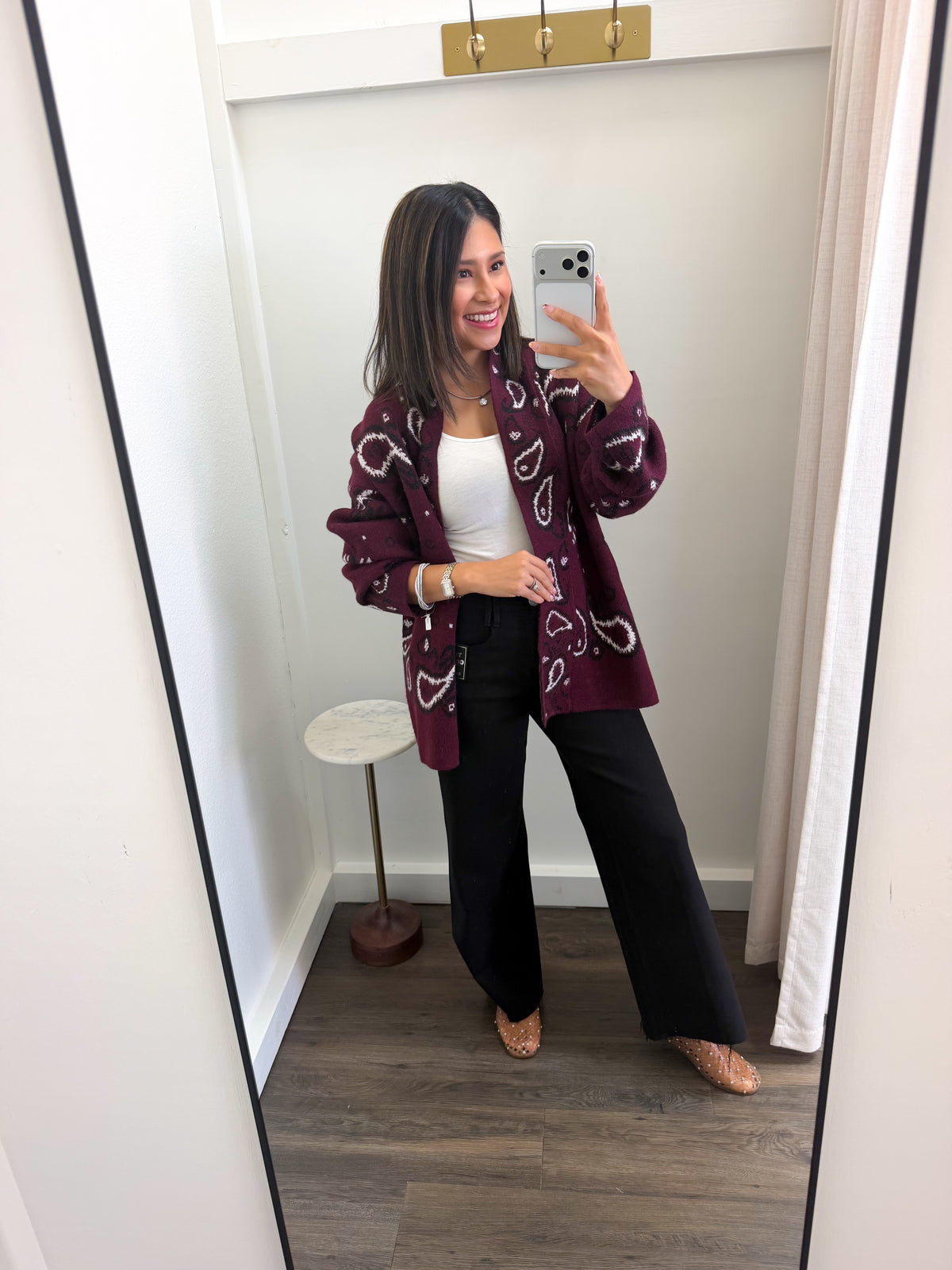 Paisley Over Sized Cardigan