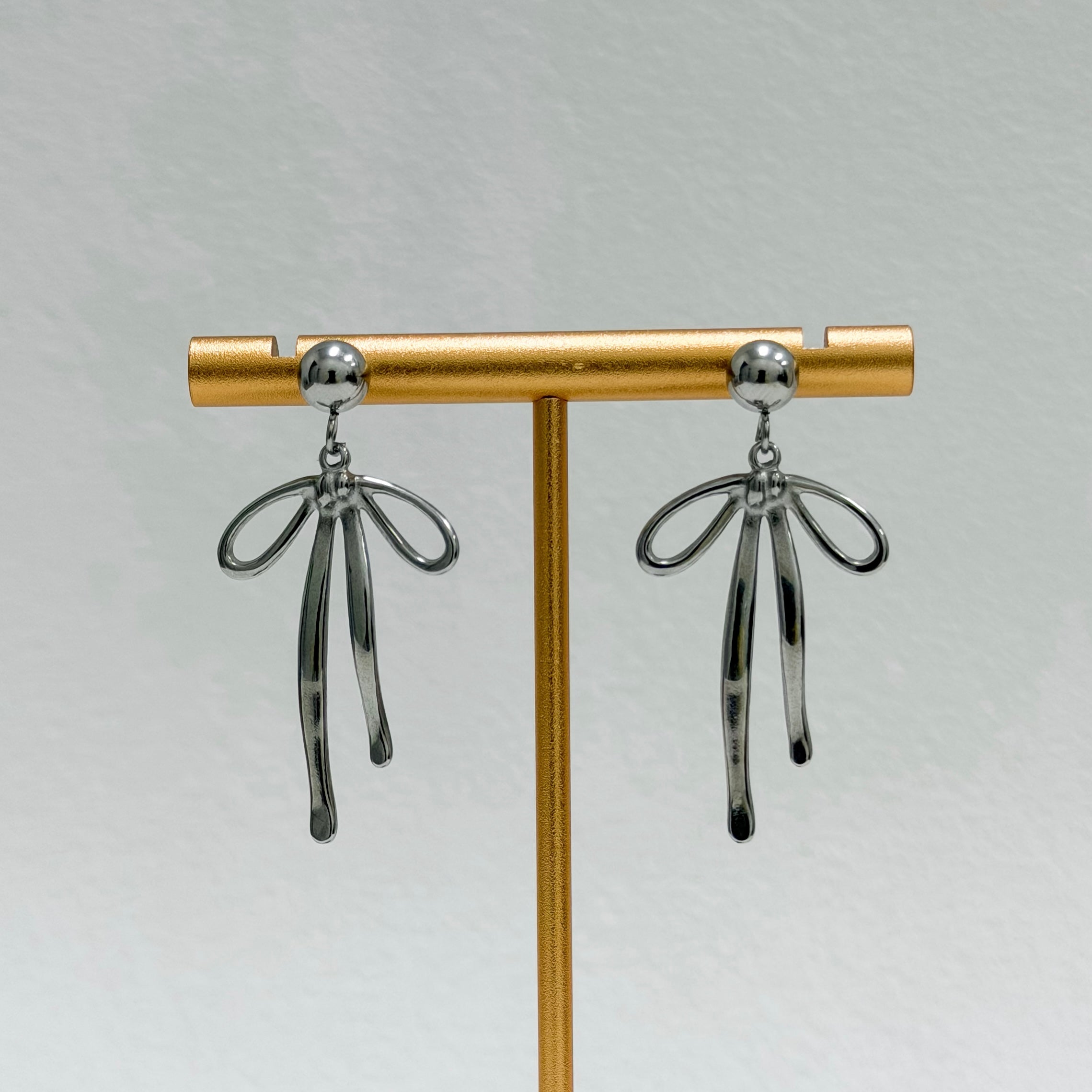 Aurora Bow Drop Earrings