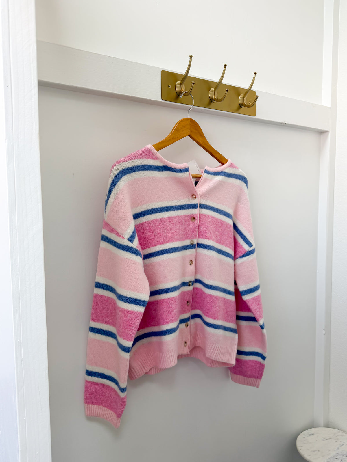 Bubble Gum Pink Cardigan