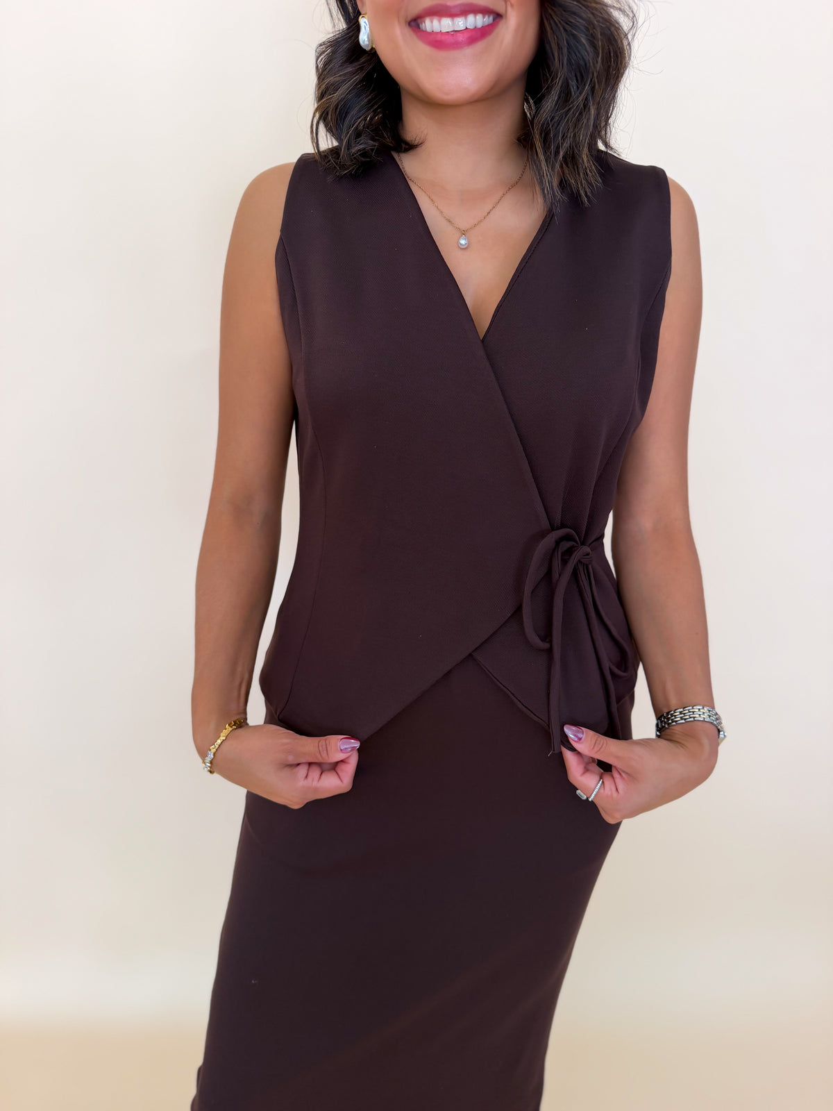 Espresso Wrap Vest