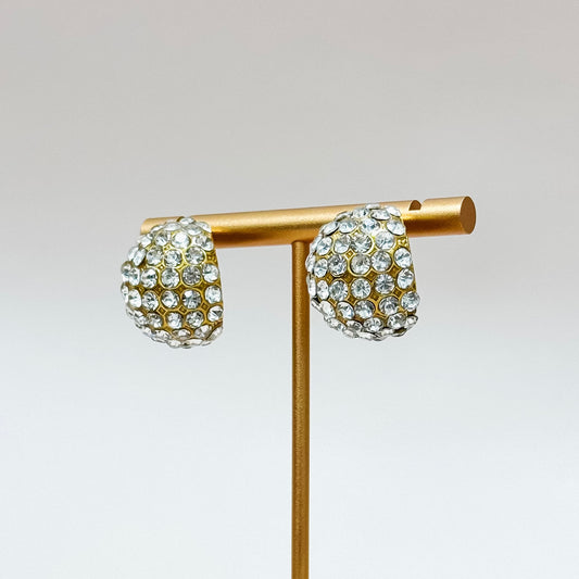 The Lumière Dome Stud Earrings