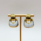 The Alabaster Muse Drop Earrings
