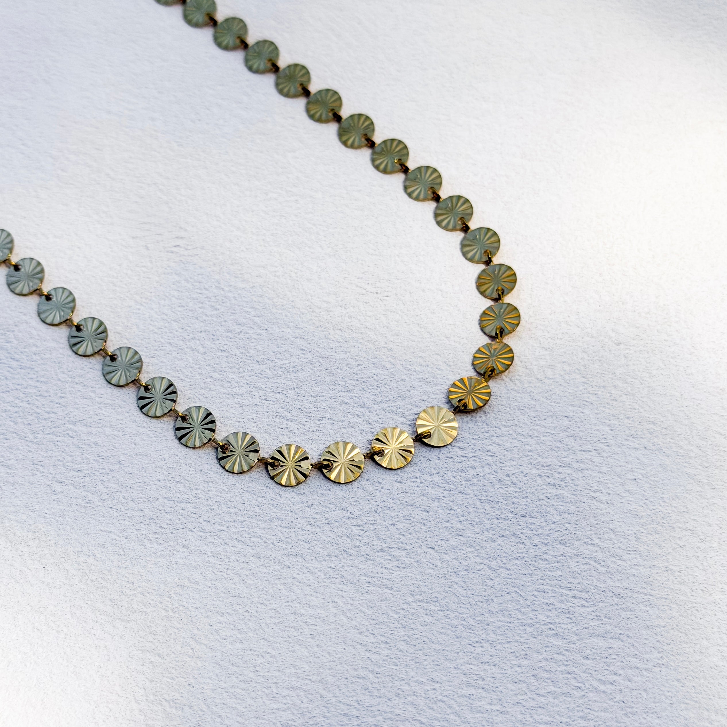 Solstice Disc Necklace