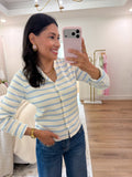 Timeless Striped Cardigan