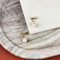Isla Pearl Stud Dangle Earring