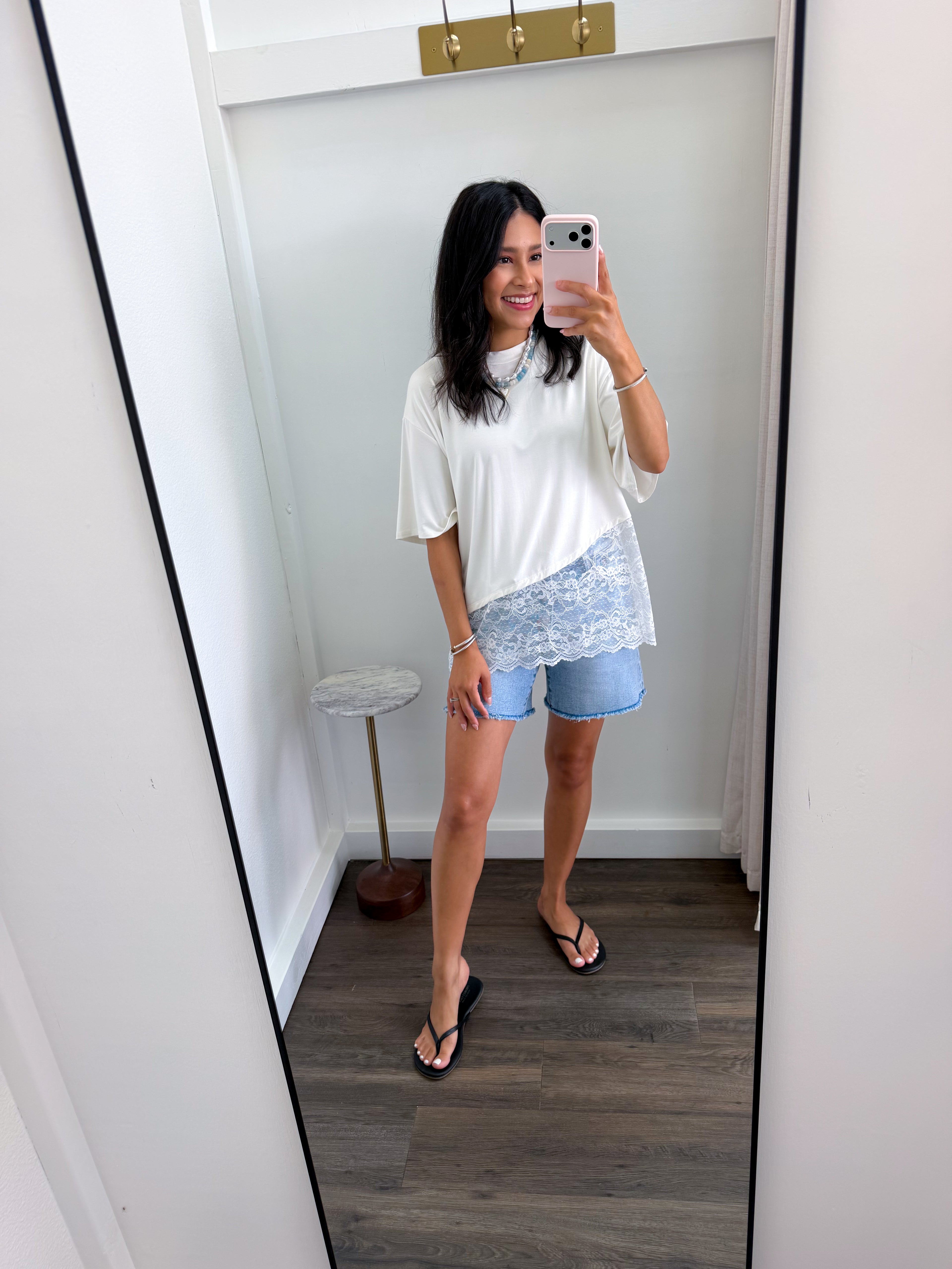 White Muse Lace Top