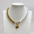 Everlume Heart Pearl Necklace
