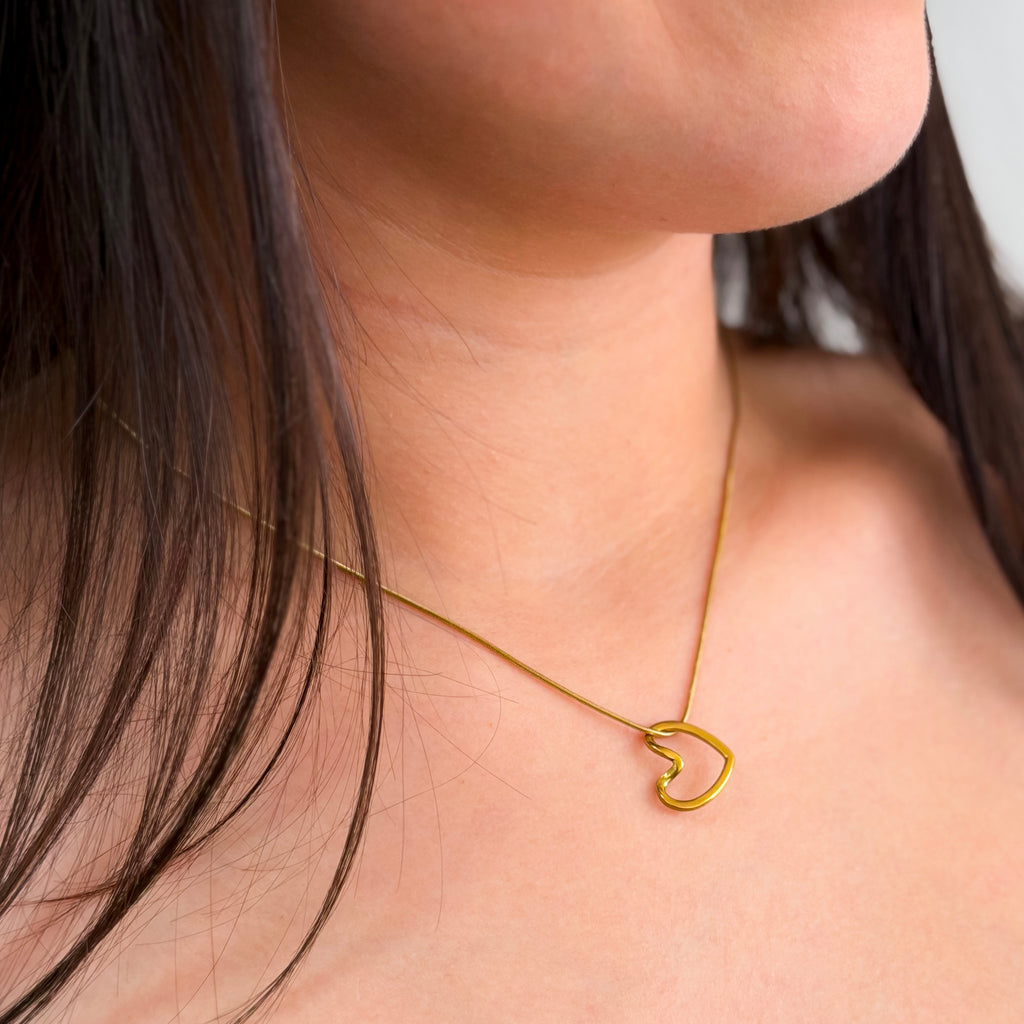 Open Heart Necklace
