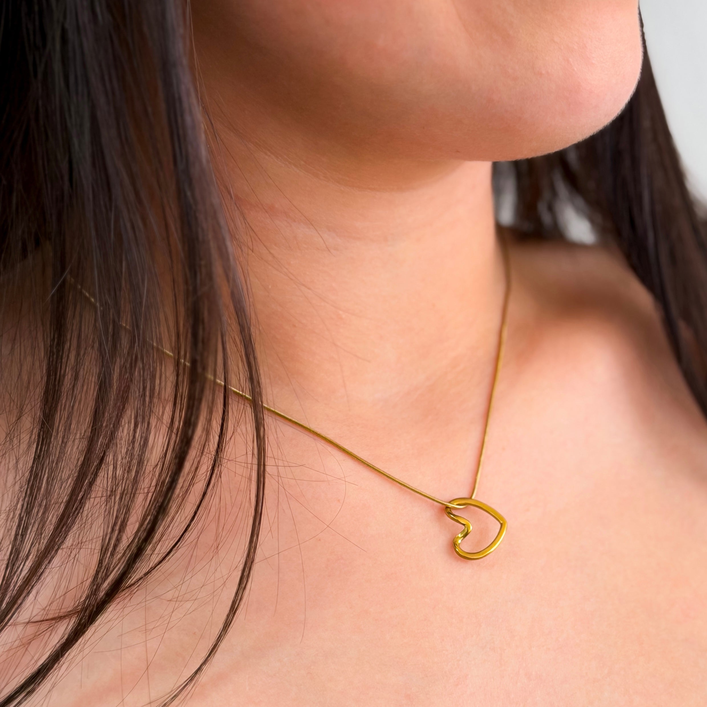 Open Heart Necklace