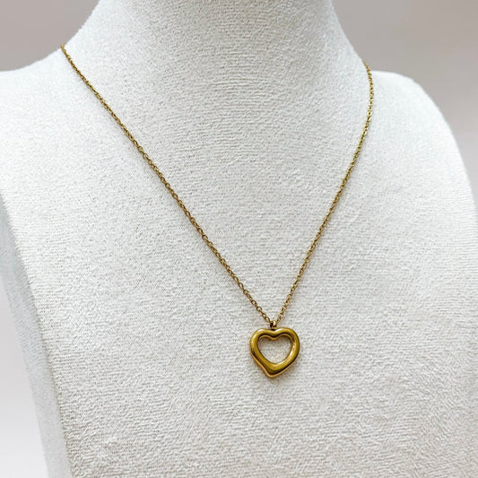 Open Heart Necklace