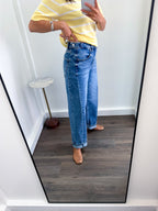 Vintage Wash Barrel Jeans