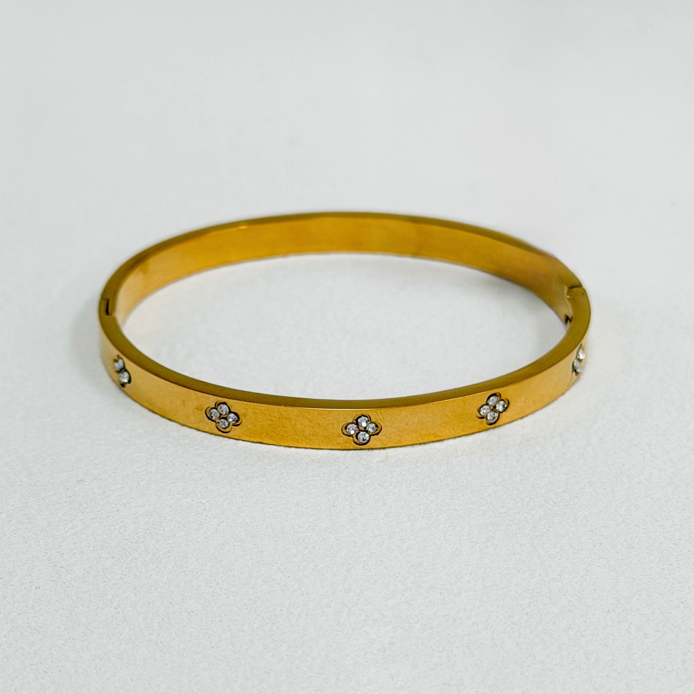 Petite Bloom Crystal Bangle