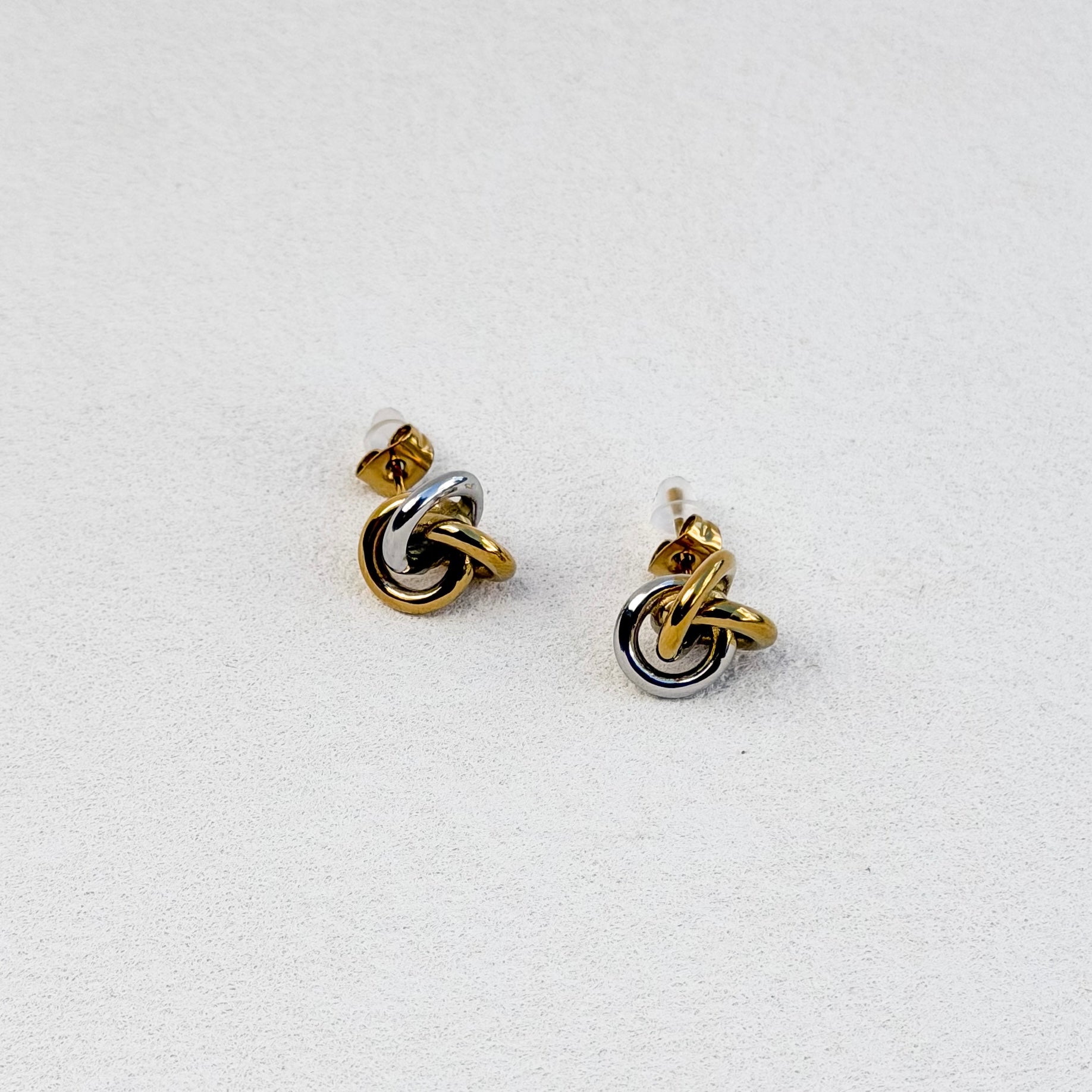 Entwine Duo Studs in Two-Tone