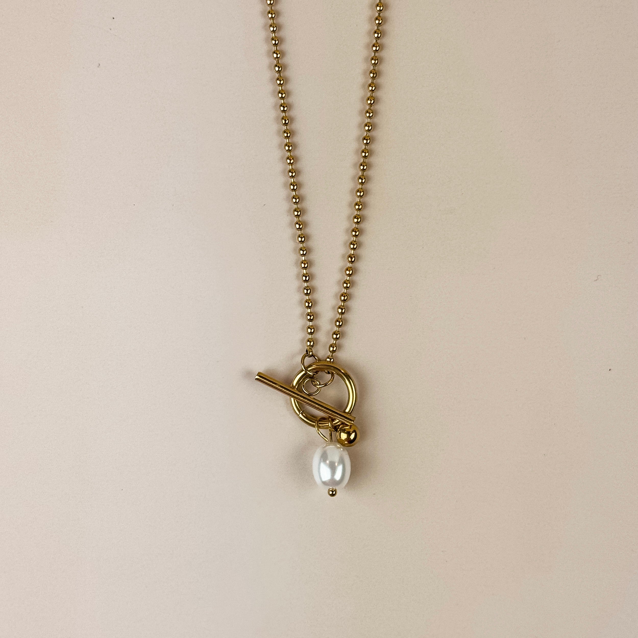 Luma Pearl Charm Necklace