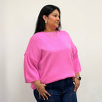 Blush Ease Knit Top