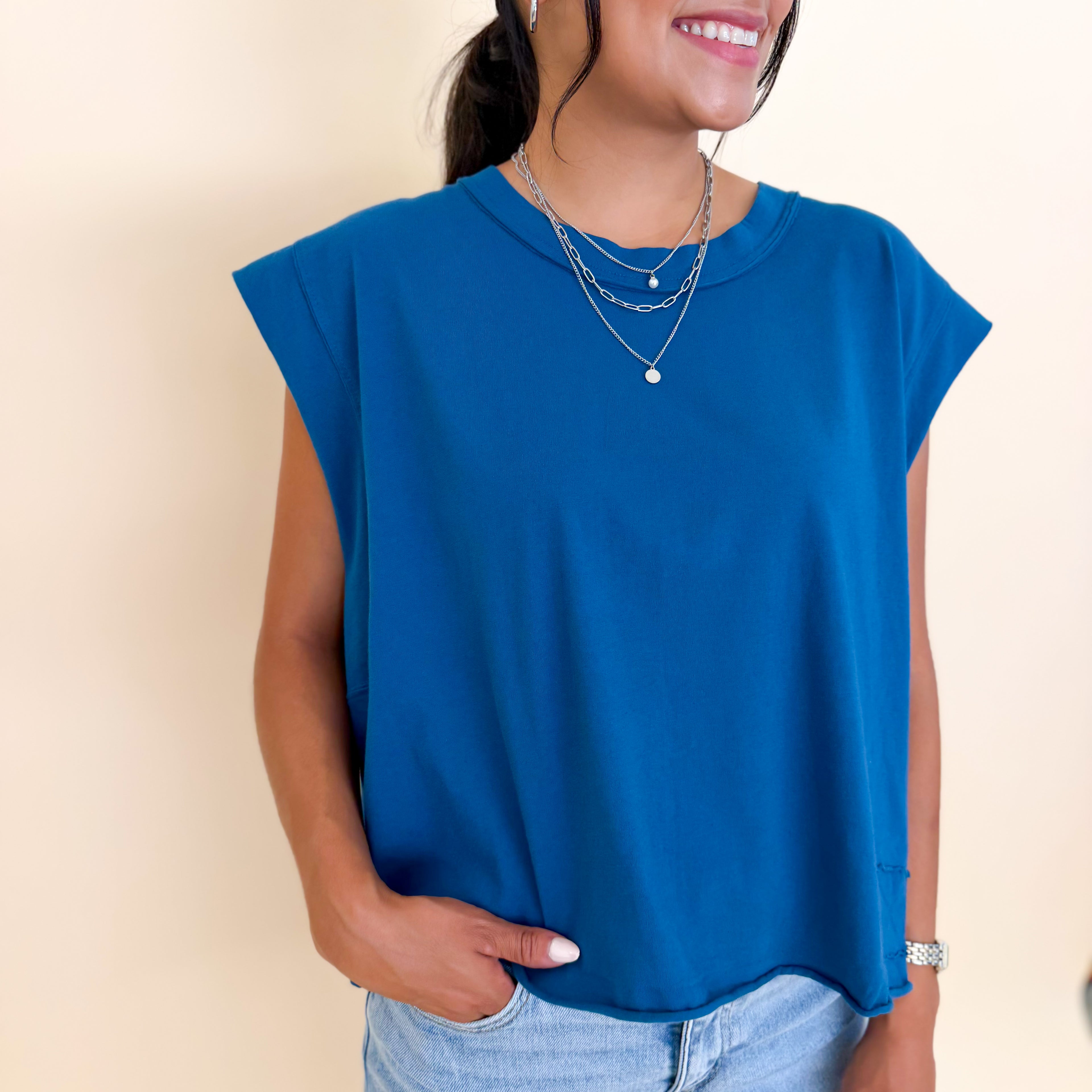 Teal Everyday Ease Tee