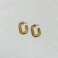 Modern U-Shape Chunky Hoop Earrings
