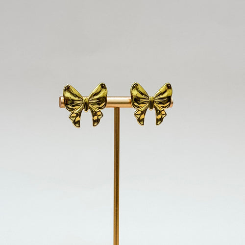 Classic Ribbon Bow Studs