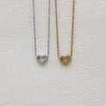 Amour Crystal Heart Necklace