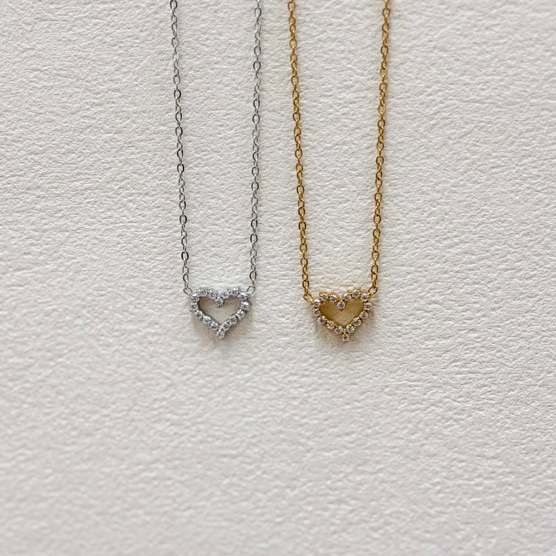 Amour Crystal Heart Necklace