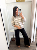 Collar Ribbed Sweater