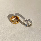 Radiant Crystal Eternity Ring