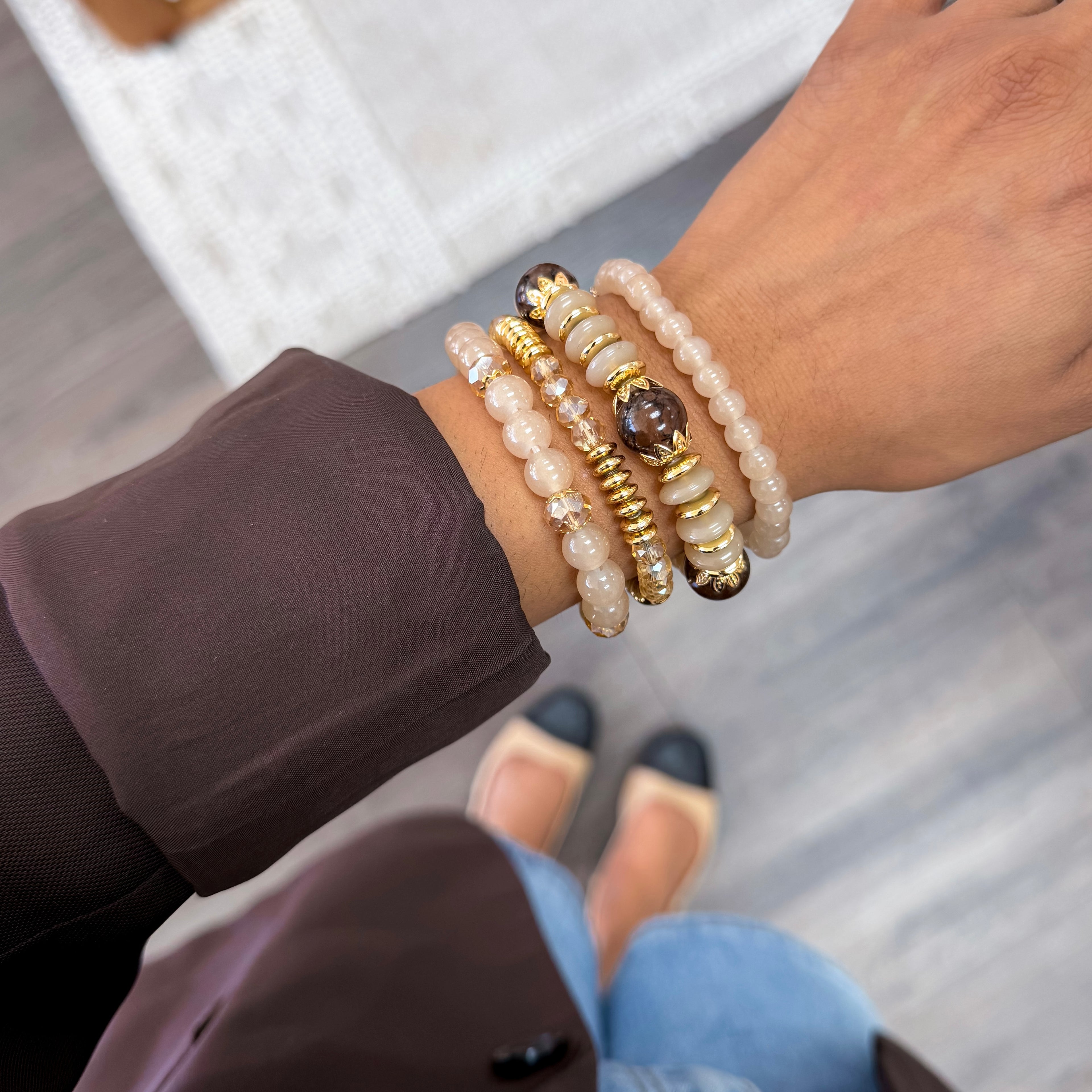 The Blushstone Bracelet Stack