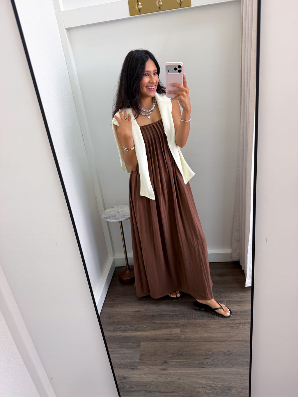 Mocha Muse Midi Dress