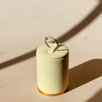 Gold Twisted Pearl Accent Ring