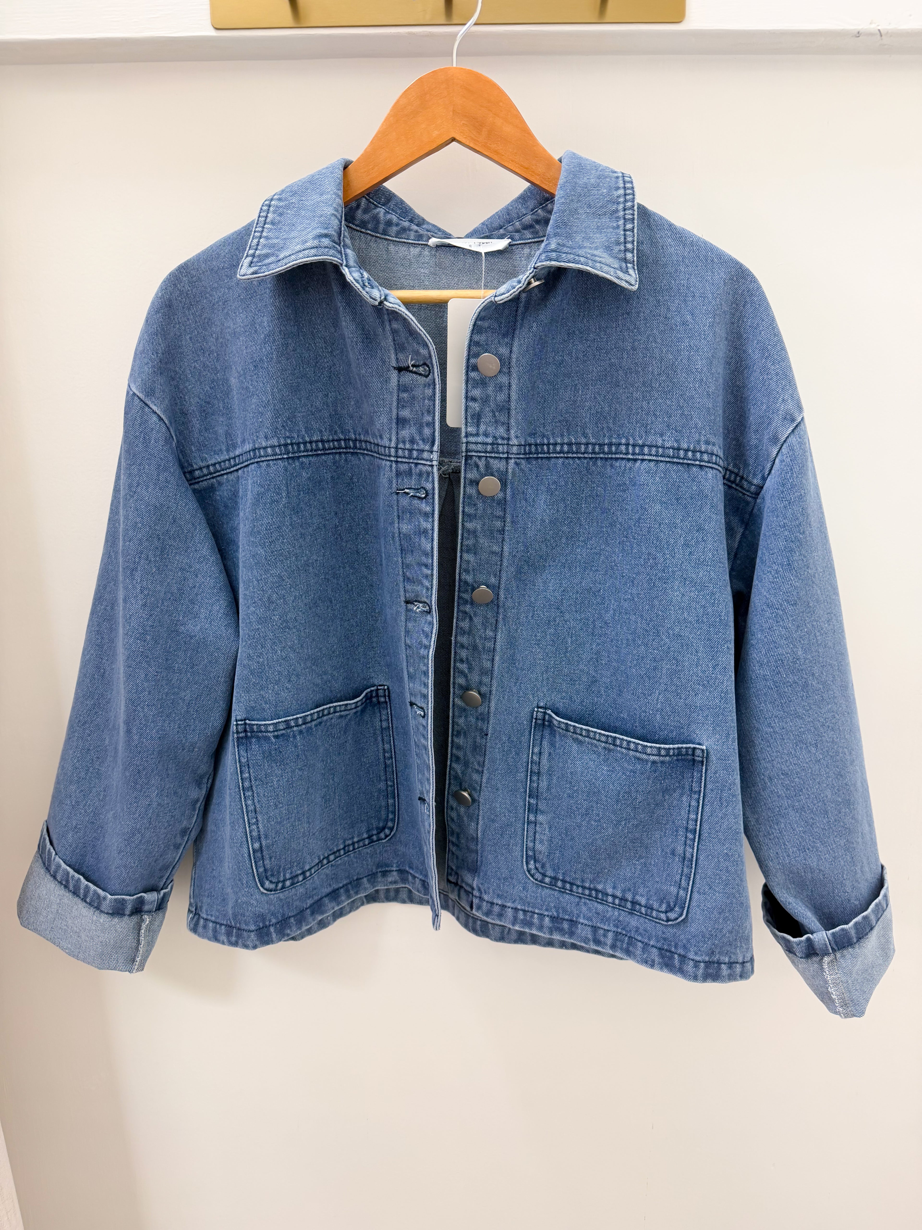 Button Down Denim Jacket