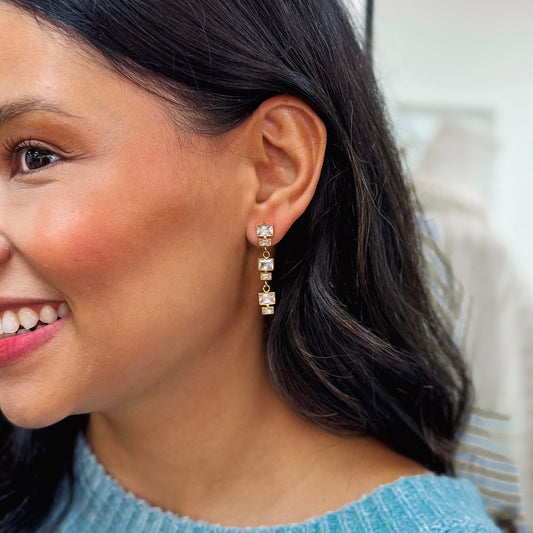 Luxe Cascade Crystal Drops