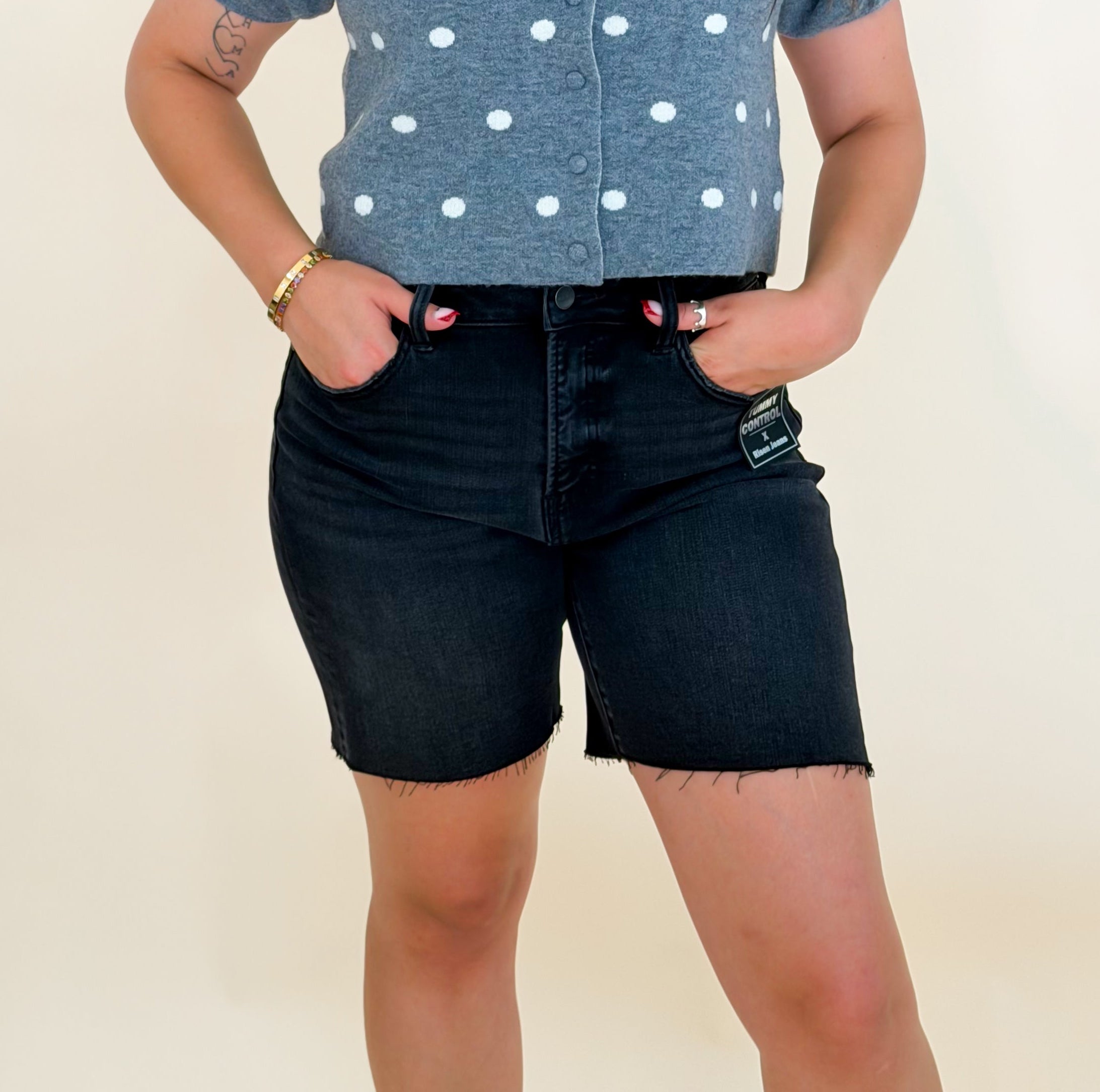 Black Swan Midi Shorts