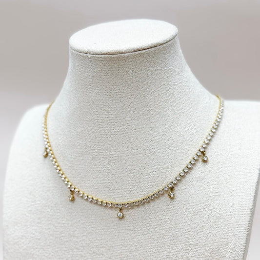 Celeste Droplet Necklace