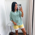 Evergreen Stripe Tee
