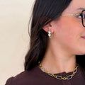 The Celeste Crystal Hoops