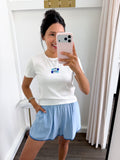 Beaded Fish Tee