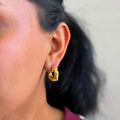 Pearl & Crystal Luxe Hoops